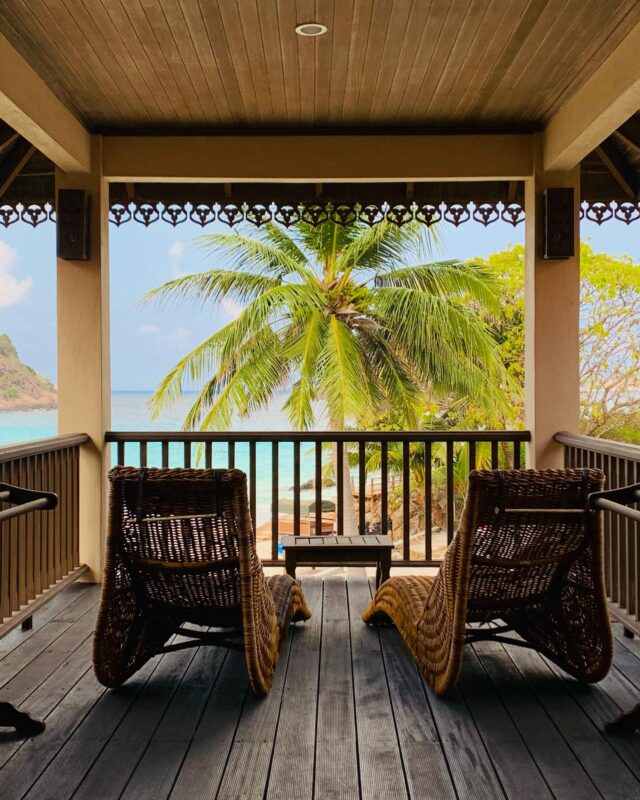 Laguna Redang Island resort balcony view