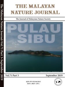 Pulau Sibu Scientific Expedition: Connecting The Land And The Sea For Biodiversity Management Of A Marine Park Island